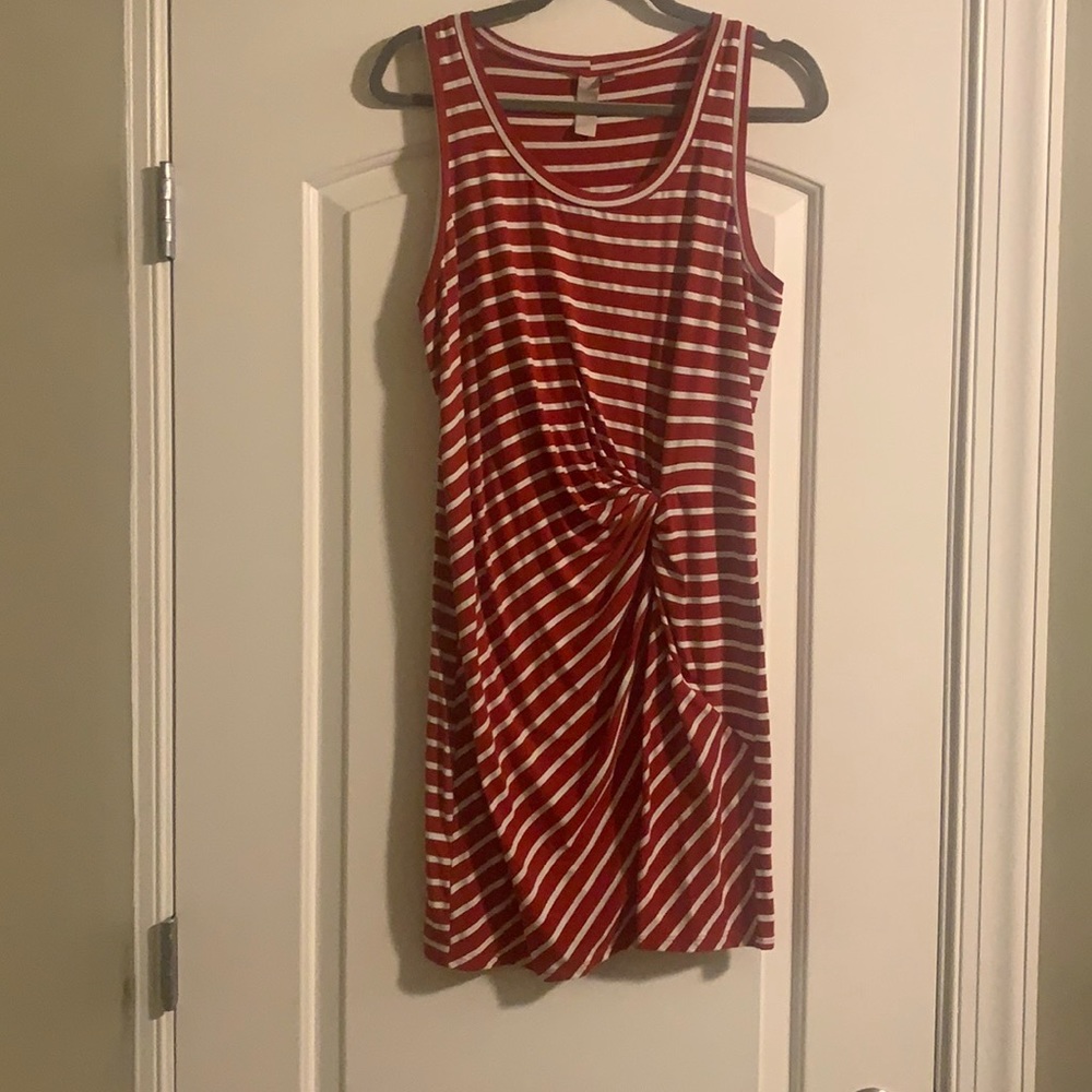 Allison Joy ruched sleeveless tank dress